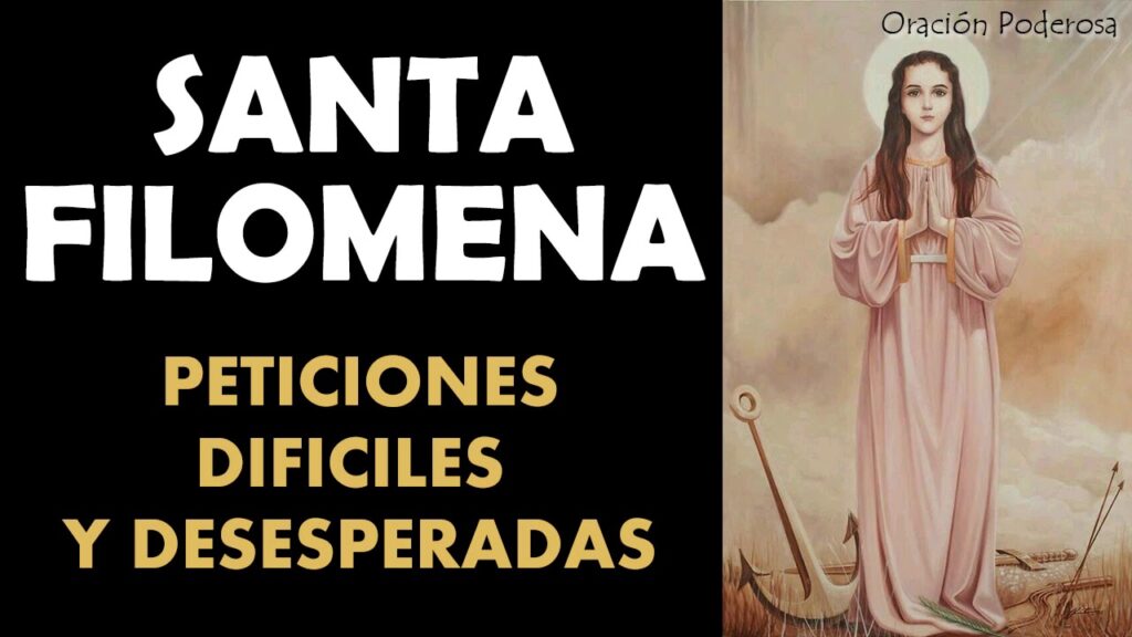 Oración a Santa Filomena: Una Guía Para Pedir Sus Bendiciones 1 Oración a Santa Filomena: Una Guía Para Pedir Sus Bendiciones